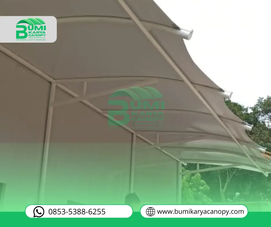 Kanopi Membran Jakarta Minimalis Modern